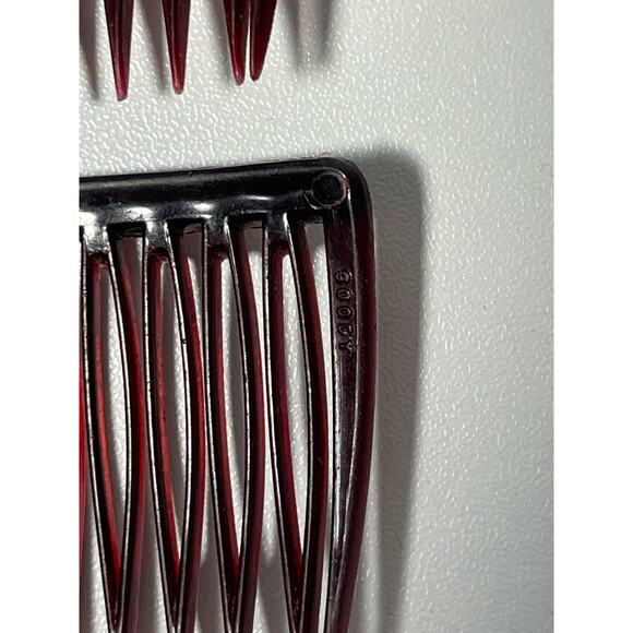 Vtg 1980's Hair Comb Set of 6 (Goody, USA, France) - Picture 4 of 9